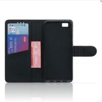 Huawei Ascend P8 Lite | Book Style Case | Donker Hout