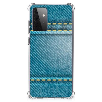 Samsung Galaxy A72 4G/5G Anti Shock Bumper Case Jeans Samsung Galaxy A72 4G/5G Anti Shock Bumper Case Jeans