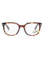 Persol lunettes de vue à effet écailles de tortue - Marron