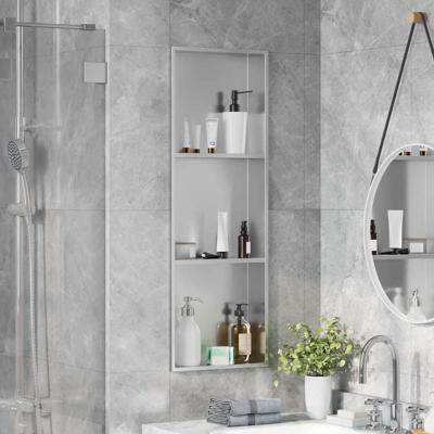 Douche Niche Zilver 90 x 30 x 9.5 cm Roestvrij staal