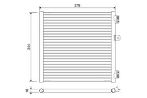 Valeo Airco condensor 822660