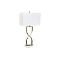 Bureaulamp DKD Home Decor 40 x 23 x 79 cm Gouden Metaal Wit Marmer 40 W 240 V Bureaulamp DKD Home Decor 40 x 23 x 79 cm Gouden Metaal Wit Marmer 40 W 240 V