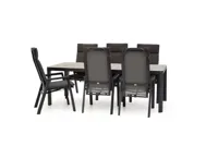 Trestino diningset gironde 220 frazer antraciet