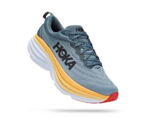 Hoka Bondi 8 hardloopschoenen zilver/grijs heren 44 2-3