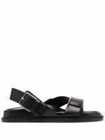 Scarosso sandales Hailey en cuir - Noir