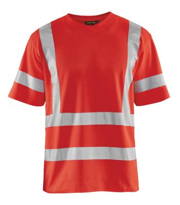 Blåkläder UV-T-Shirt High-Vis 33801070 | High-Vis Rood | Maat S - 7330509811214