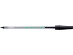 Balpen Bic ecolutions round stic medium zwart