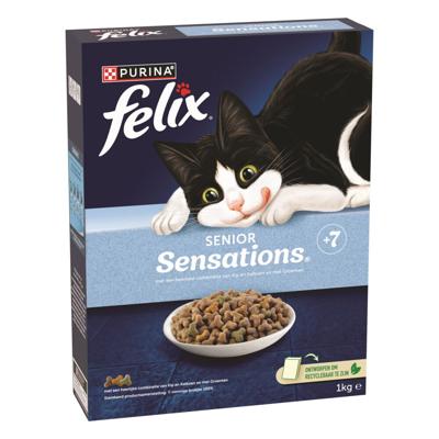 Droog sensations senior 1kg - Felix