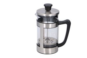 Cafetière - 1l - 8 koffie - RVS/ glas/ kunststof