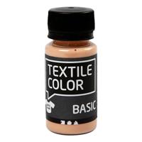 Creativ Company Textile color semi-dekkende textielverf - licht beige, 50ml
