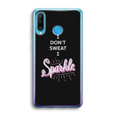 Sparkle quote: Huawei P30 Lite Transparant Hoesje
