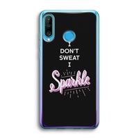 Sparkle quote: Huawei P30 Lite Transparant Hoesje