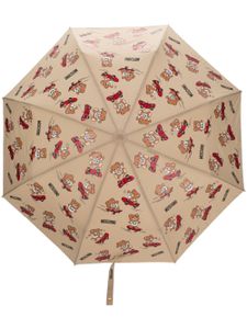 Moschino Teddy Bear compact umbrella - Tons neutres