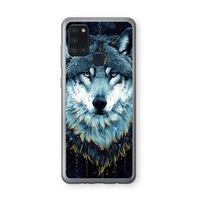 Darkness Wolf: Samsung Galaxy A21s Transparant Hoesje
