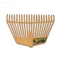 MM Eurotool Bladhark mm 45cm 20tds geel kunststof los