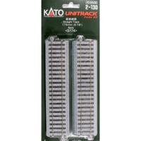 H0 Kato Unitrack 2-130 Rechte rails 174 mm 4 stuk(s) - thumbnail