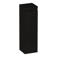 Brauer Joy - Hoge Kast - 120 cm - 1 Deur - Greeploos - Linksdraaiend - Timber Black