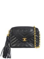 CHANEL Pre-Owned sac porté épaule V Stitch Bijou (1992) - Noir - thumbnail