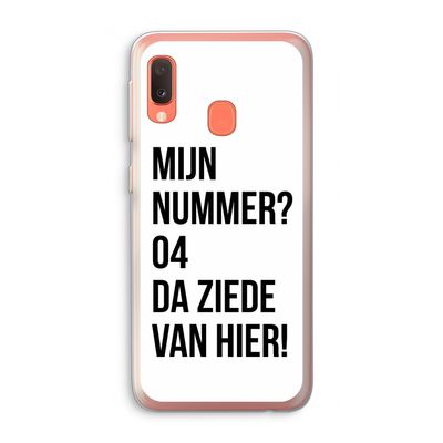Da ziede van hier: Samsung Galaxy A20e Transparant Hoesje
