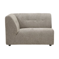 HKliving Vint bank left 1,5-seat Sneak Beige