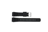 Horlogeband Pulsar AS32-X003 Rubber Zwart 20mm