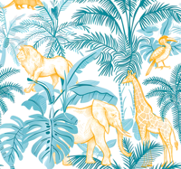 Afrikaans patroon dieren behang