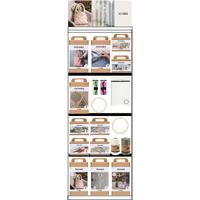 Creativ Company Vloerdisplay, ongemonteerd, category, macramé/borduurwerk, volwassene, h: 1580 mm, l: 600 mm, b: 400 mm, 142 eenh./ 1 stuk