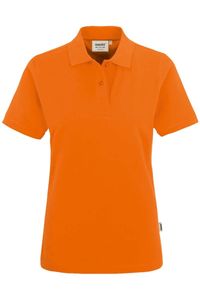 HAKRO 224 Regular Fit Dames Poloshirt oranje, Effen