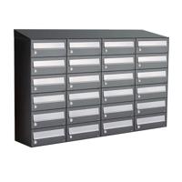 Allux Hive Set 4-Breed, 6-Hoog Met Dak Antraciet - 40030065_4x6d