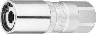 HAZET Tapeinduitdraaier 844-6 · 1/2 inch (12,5 mm) vierkant hol · 23 mm