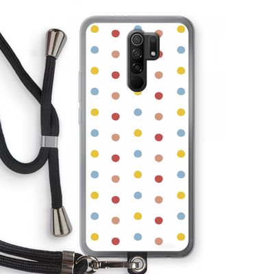 Bollen: Xiaomi Redmi 9 Transparant Hoesje met koord