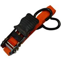 Spanband profi - oranje - polyester/rubber - 4,5 m - ratel