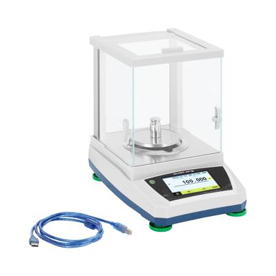 Precisiebalans - 300 g / 0.001 g - Ø 98 mm - LCD-aanraakscherm - groot glazen windscherm