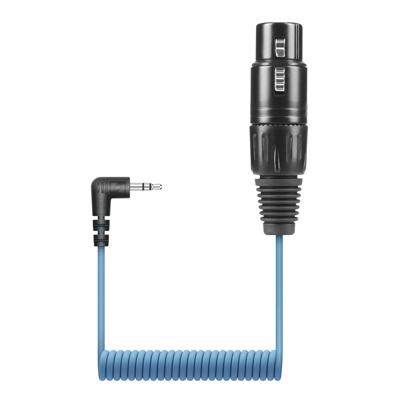 Sennheiser KA 600 gekrulde verloopkabel XLR female naar 3,5 mm mini-jack haaks