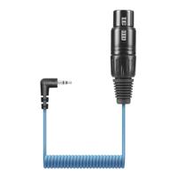 Sennheiser KA 600 gekrulde verloopkabel XLR female naar 3,5 mm mini-jack haaks