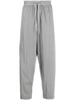 Fumito Ganryu pantalon de jogging à lien de resserrage - Gris