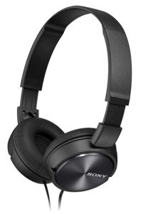 Sony MDR-ZX310AP On Ear koptelefoon Kabel Zwart Headset, Vouwbaar