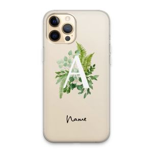 Green Brush: iPhone 13 Pro Max Transparant Hoesje