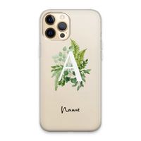 Green Brush: iPhone 13 Pro Max Transparant Hoesje