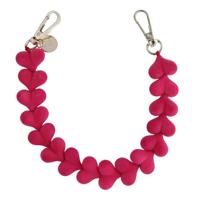 Telefoonkoord Fluwee - Roze - Zilver