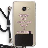 Christian Grey: Samsung Galaxy A3 (2016) Transparant Hoesje met koord