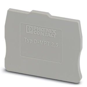 D-MPT 2,5  (50 Stück) - End/partition plate for terminal block D-MPT 2,5