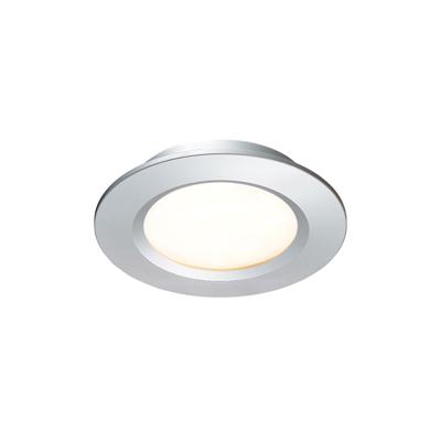 Set LED-inbouwspot Modena zilver 3W dimbaar 3-6 stuks
