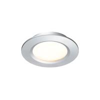 Set LED-inbouwspot Modena zilver 3W dimbaar 3-6 stuks