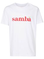 Osklen t-shirt à slogan imprimé - Blanc