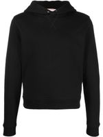Valentino Garavani hoodie en coton à détail Rockstud - Noir