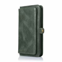 iPhone 12 Pro Max hoesje - Bookcase - Afneembaar 2 in 1 - Backcover - Pasjeshouder - Portemonnee - Kunstleer - Groen