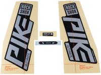 ROCKSHOX Decal set rs pike ult. silver