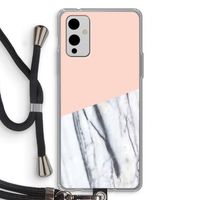 A touch of peach: OnePlus 9 Transparant Hoesje met koord
