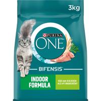 Purina One Indoor Formula Cat Kalkoen 3kg